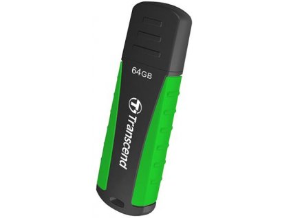 Transcend 64GB JetFlash 810, USB 3.1 (Gen 1) flash disk, černo/zelený, odolá nárazu, tlaku, prachu i vodě TS64GJF810