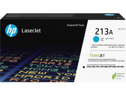 HP W2131A, cyan toner. kazeta HP LaserJet 213A