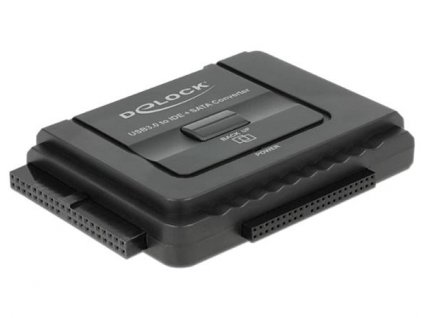 Delock Converter USB 3.0 to SATA 6 Gb/s / IDE 40 pin / IDE 44 pin with backup function 61486 DeLock