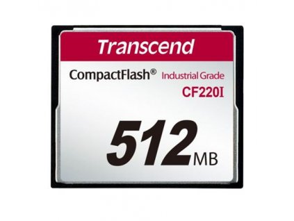 Transcend 512MB INDUSTRIAL TEMP CF220I CF CARD (SLC) Fixed disk and UDMA5 TS512MCF220I