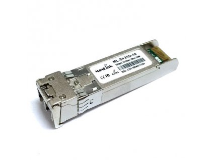 MaxLink 10G SFP+ optický modul, SM, 1310nm, 10km, 2x LC konektor, DDM, Cisco compatible ML-S+31D-10 MikroTik