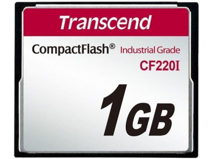 Transcend 1GB INDUSTRIAL TEMP CF220I CF CARD (SLC) Fixed disk and UDMA5 TS1GCF220I