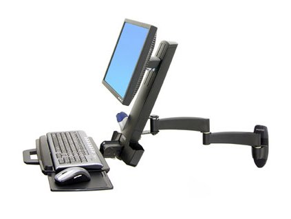 ERGOTRON 200 Series Combo Arm černý, nástěnný držák LCD, klávesnice+ myš 45-230-200 Ergotron