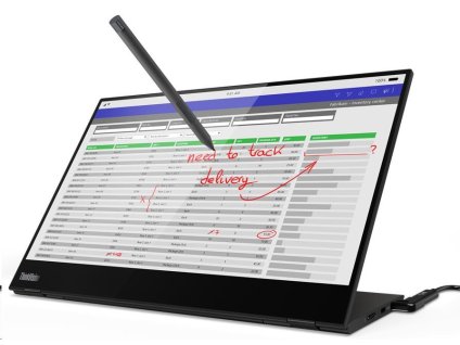 LENOVO LCD M14t - 14",dotykový,IPS,matný,16:9,1920x1080,178/178,300cd/m2,700:1,USB-C 62A3UAT1WL Lenovo