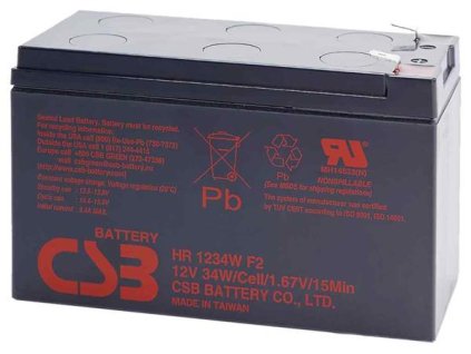 CSB baterie 12V 9Ah F2 HighRate (HR 1234W) PBCS-12V009-F2AH Avacom