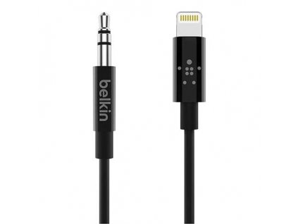 Belkin kabel Lightning - 3,5mm jack, 1,8m - černý AV10172bt06-BLK