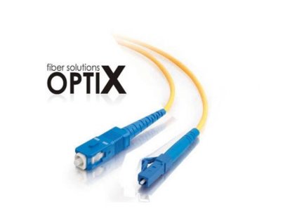 OPTIX LC-SC Optický patch cord 09/125 1m Simplex 1050S Opticord