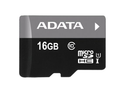 Adata/micro SDHC/16GB/50MBps/UHS-I U1 / Class 10/+ Adaptér AUSDH16GUICL10-RA1 ADATA