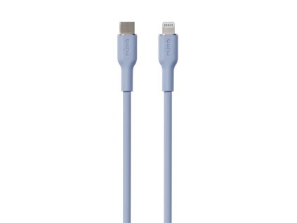 Puro kábel Soft Silicone Cable USB-C to Lightning 1.5m - Light Blue PUCAPLTUSBCICONLBLUE