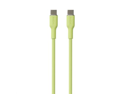 Puro kábel Soft Silicone Cable USB-C to USB-C 1.5m - Light Green PUUSBCUSBCICONLGRN