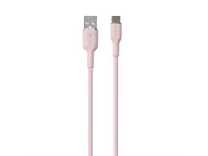 Puro kábel Soft Silicone Cable USB-A to USB-C 1.5m - Rose PUUSBCICONROSE
