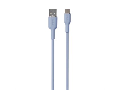 Puro kábel Soft Silicone Cable USB-A to USB-C 1.5m - Light Blue PUUSBCICONLBLUE
