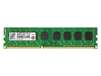 Transcend paměť 4GB DDR3 1333 U-DIMM (JetRam) 2Rx8 CL9 JM1333KLN-4G