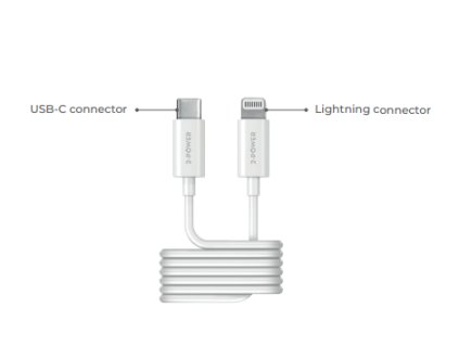 2-Power kabel USB-C to Lightning, 1M 2PUC1M03W