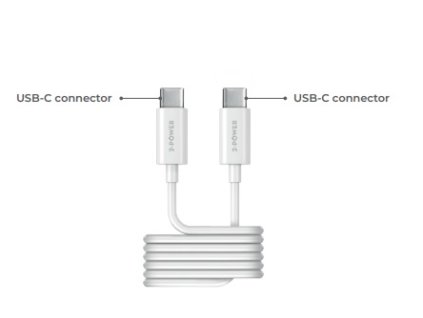 2-Power kabel USB-C to USB-C, 1M 2PUC1M04W