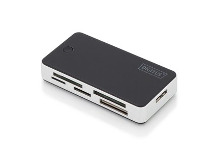 DIGITUS Čtečka karet USB 3.0 s připojovacím kabelem USB 1m Podpora karet MS / SD / SDHC / MiniSD / M2 / CF / MD / SDXC DA-70330-1 Digitus