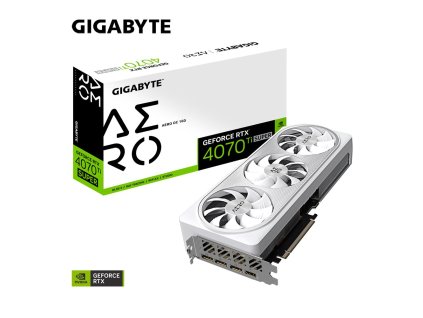 GIGABYTE RTX™ 4070 Ti SUPER AERO OC 16G GV-N407TSAERO OC-16GD Gigabyte