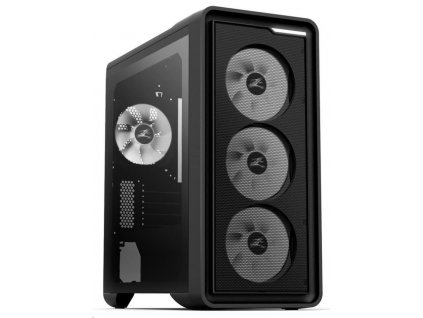 Zalman case middletower M3 Plus, bez zdroje, ATX, 1x USB 3.0, 2x USB 2.0, průhledná bočnice, černá