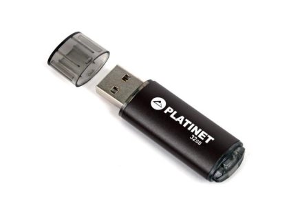 PLATINET flashdisk USB 2.0 X-Depo 32GB černý PMFE32B Platinet