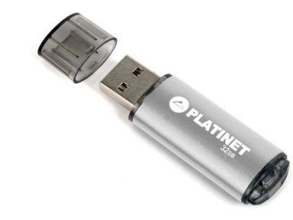 PLATINET flashdisk USB 2.0 X-Depo 32GB stříbrný PMFE32S Platinet