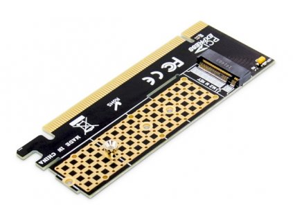 Digitus M.2 NVMe SSD PCIexpress Add-On karta x16 podporuje M Key, velikost 80,60,42 a 30 mm DS-33171