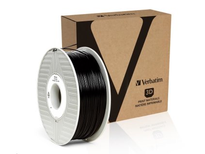 VERBATIM Filament pre 3D tlačiarne PLA 1.75mm, 335m, 1kg čierna 55318 Verbatim