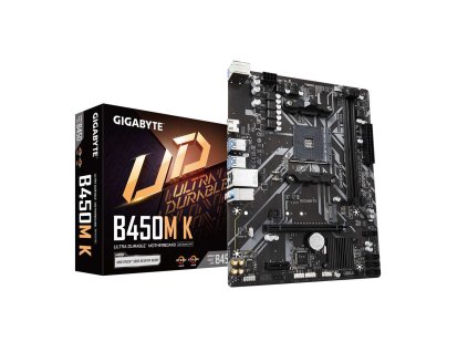 GIGABYTE MB Sc AM4 B450M K, AMD B450, 2xDDR4, 1xHDMI, mATX Gigabyte