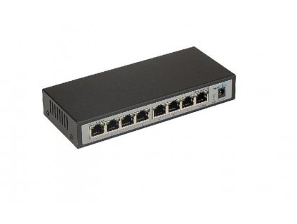 MaxLink reverzní PoE switch RSG-8-1P-DC 7x PoE IN, 1x PoE Out, 1x DC Out OEM