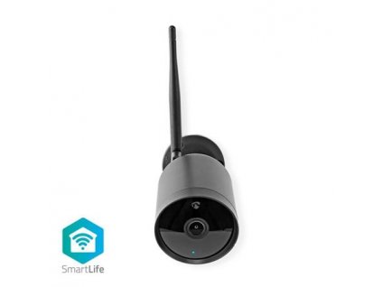 Nedis WIFICO40CBK - SmartLife Venkovní Kamera | Wi-Fi | Full HD 1080p | IP65 | Cloud / Micro SD | 12 V DC | Noční vidění | Android