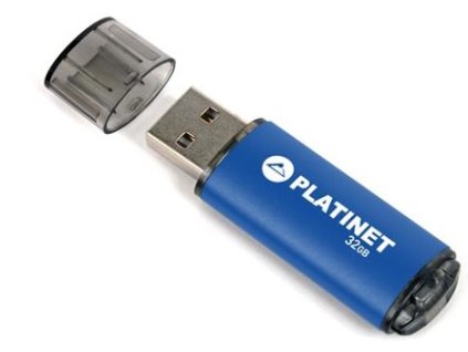 PLATINET flashdisk USB 2.0 X-Depo 32GB modrý PMFE32BL Platinet