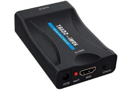 PremiumCord Převodník HDMI na SCART s napájecím zdrojem 230V khscart03