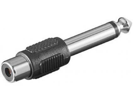 PremiumCord Adaptér 6,3mm Mono plug - 1xCINCH Male/Female kjr-47