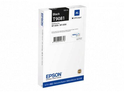 Epson WF-6xxx Ink Cartridge Black XL C13T90814N