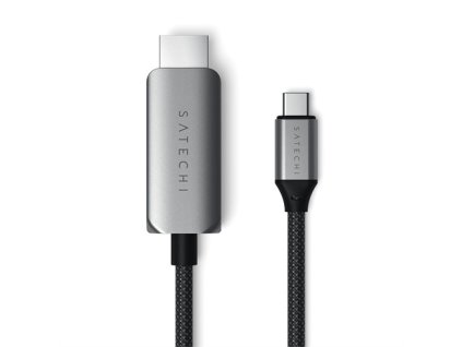 Satechi kábel USB-C to HDMI 2.1 8K 2m - Space Gray ST-YH8KCM