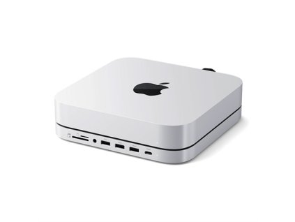 Satechi USB-C Stand & Hub pre Mac Mini/Studio with NVMe SSD enclosure - Silver ST-GMMSHS