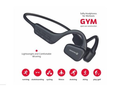 SWISSTEN SLUCHÁTKA BLUETOOTH GYM AIR CONDUCTION 51107090 Swissten