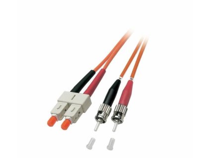 optický kábel SC-ST, 1m Duplex OM1(62.5/125µm), LSOH, 3mm, oranžový O6363.1 CNS Network