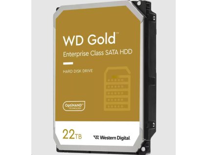 WD GOLD WD221KRYZ 22TB SATA/ 6Gb/s 512MB cache 7200 otáčok za minútu, CMR, Enterprise WD241KRYZ Western Digital