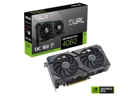 ASUS Dual GeForce RTX 4060 EVO/OC/8GB/GDDR6 90YV0JC7-M0NA00 Asus