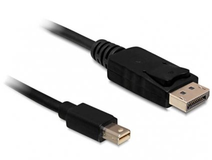 Delock kabel DisplayPort mini (samec) na Displayport (samec), 2 metry 82438 DeLock