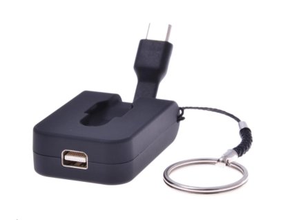 Adaptér PREMIUMCORD USB 3.1 samec Type-C na samicu mini DisplayPort, navíjací kábel a krúžok na kľúče ku31dp06 PremiumCord