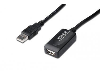 Digitus USB 2.0 aktivní prodlužovací kabel 15m DA-73101