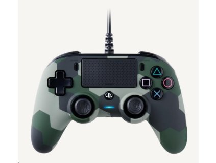 Nacon Wired Compact Controller - ovladač pro PlayStation 4 - camo green PS4OFCPADCAMGREEN