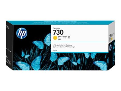 HP 730 300-ml Yellow Ink Cartridge P2V70A