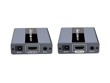 PremiumCord HDMI extender na 120m přes jeden kabel Cat5/6, bez zpoždění khext120-4