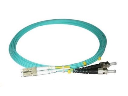 Duplexní patch kabel MM 50/125, OM3, LC-ST, LS0H, 1m DPX-50-LC-ST-OM3-1 OEM
