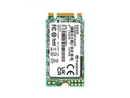 TRANSCEND MTS425S 500GB SSD disk M.2 2242, SATA III 6Gb/s (3D TLC), 530MB/s R, 480MB/s W TS500GMTS425S Transcend