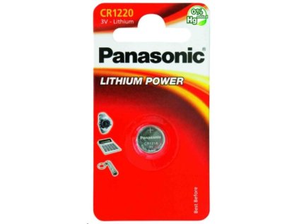 PANASONIC Lithiová baterie (knoflíková) CR-1220EL/1B 3V (Blistr 1ks) 330092,00 Panasonic