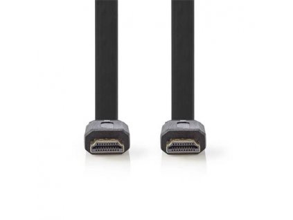 Nedis CVGB34100BK20 - Kabel High Speed HDMI™ s Ethernetem, Plochý | HDMI Konektor - HDMI Konektor | 2 m | Černá barva