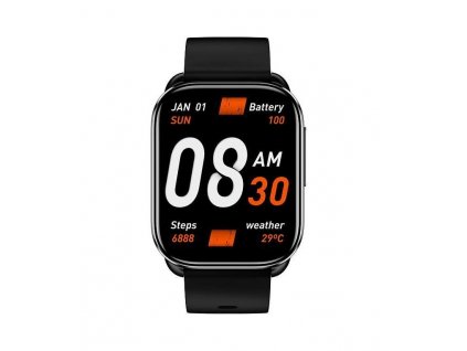 QCY Smartwatch GS S6, černé GS S6 black Xiaomi